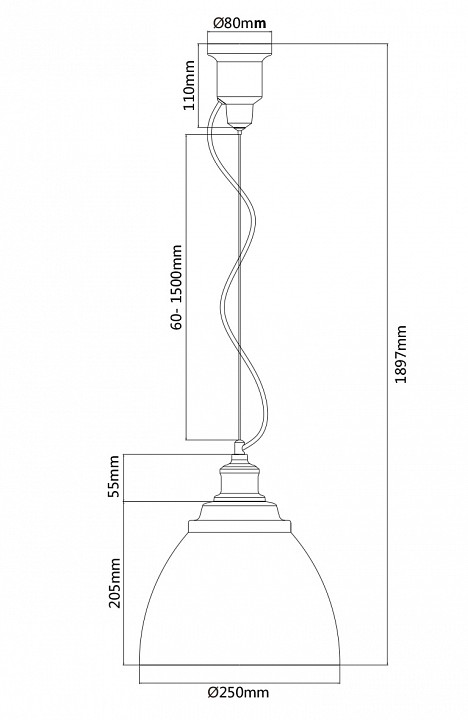 Подвесной светильник Maytoni Bellevue P534PL-01W - 3