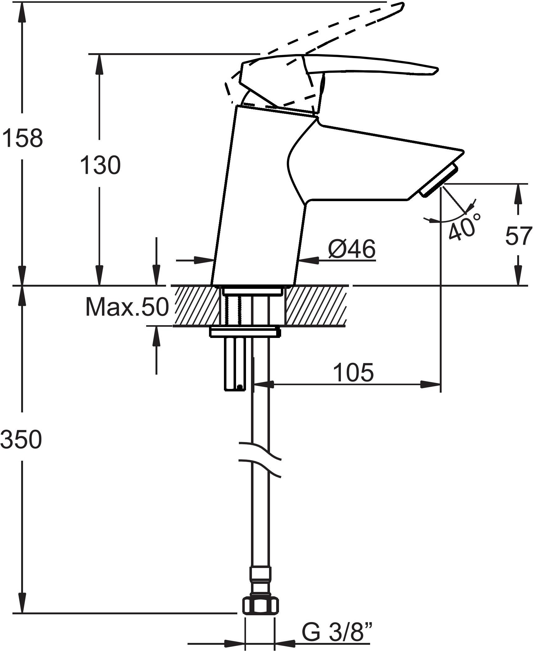 Душевой комплект VitrA Dynamic S A49152EXP  A49152EXP - 5