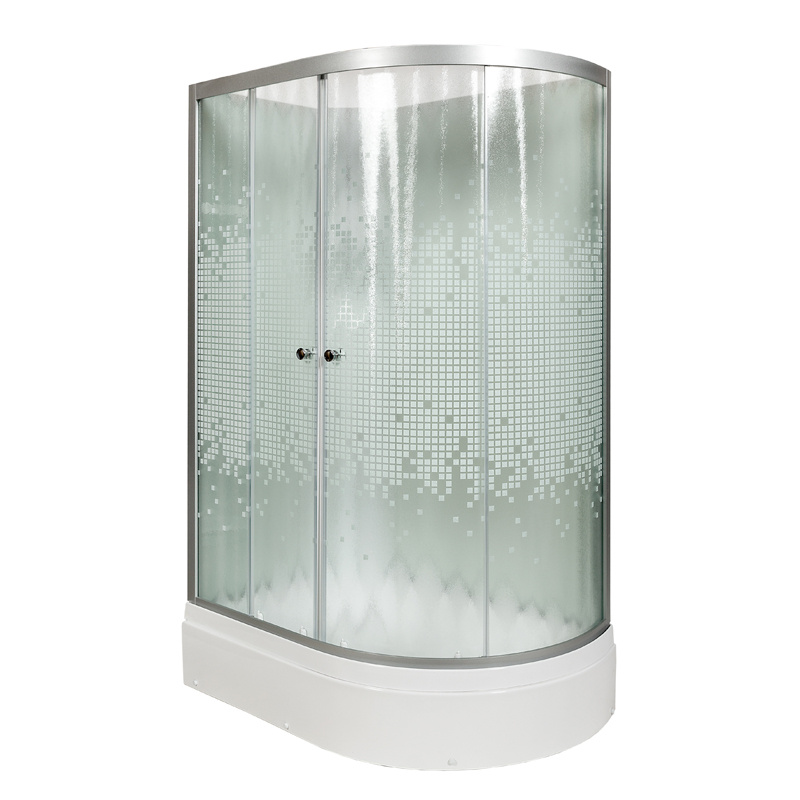 Душевая кабина Deto L 120х80 с гидромассажем, без крыши  L720LNGM - 0