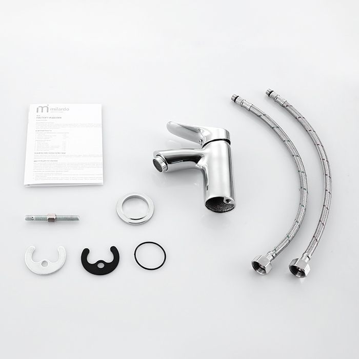 Смеситель Milardo Volga VOLSB00M01 для раковины - 5