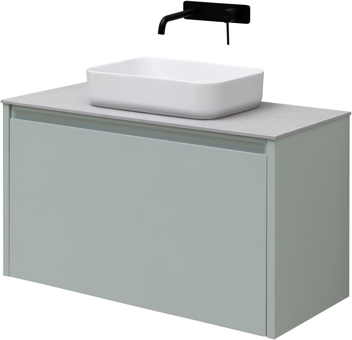 Тумба под раковину Allen Brau Fantasy 100 светло - зеленый матовый 1.11004.PWM - 0