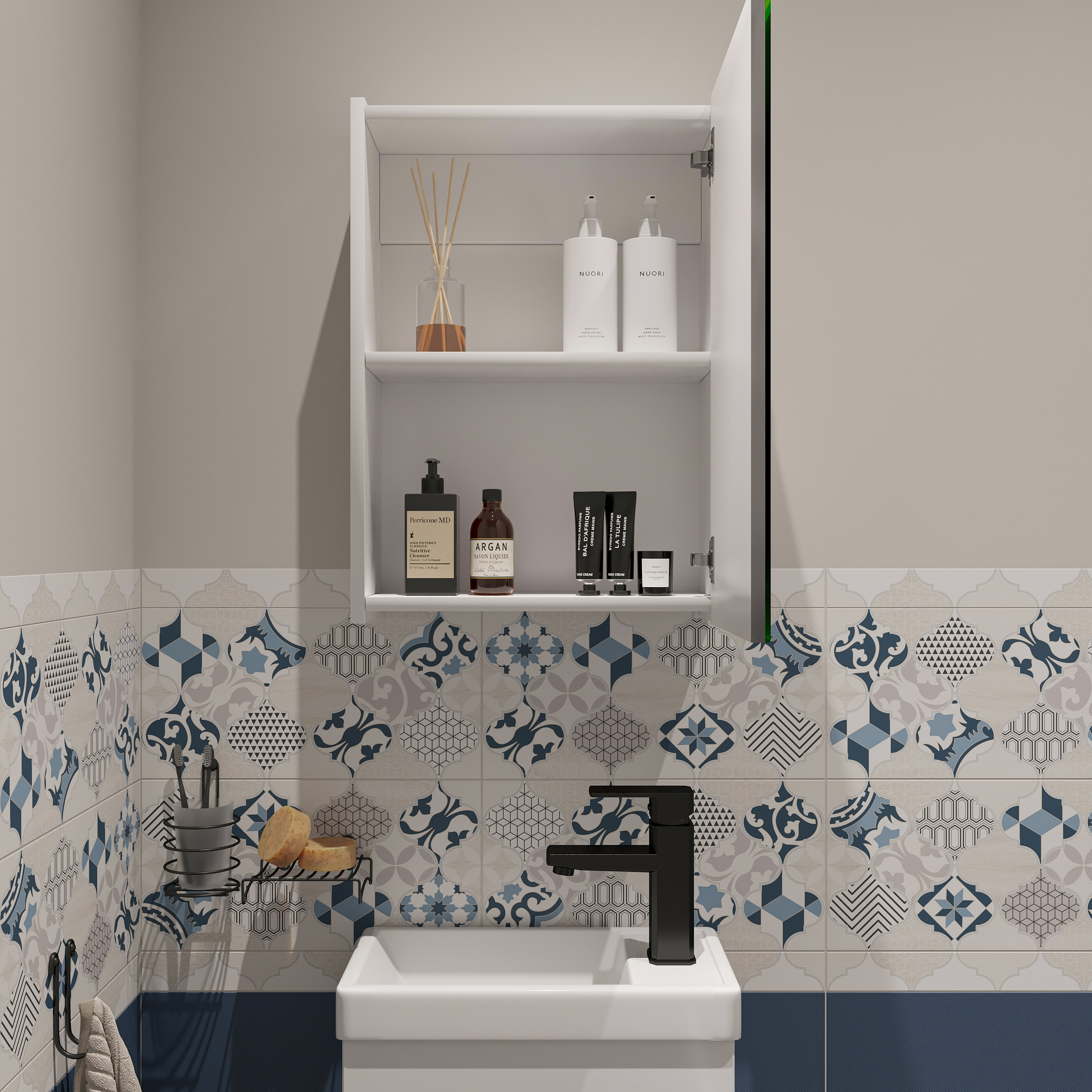 Зеркало-шкаф DIWO Архангельск 40 AH2304Z - 4