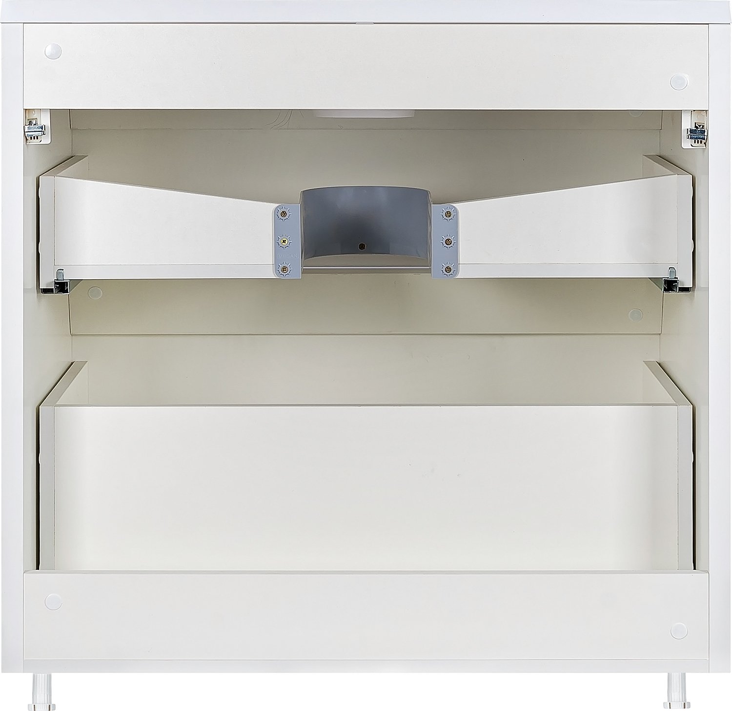 Тумба с раковиной Style Line Атлантика 80 Люкс Plus, напольная, белая - 5