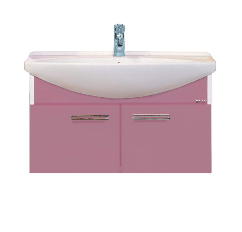 Джулия - 85 Тумба подвесная розовая Л-Джу01085-1210По - 0