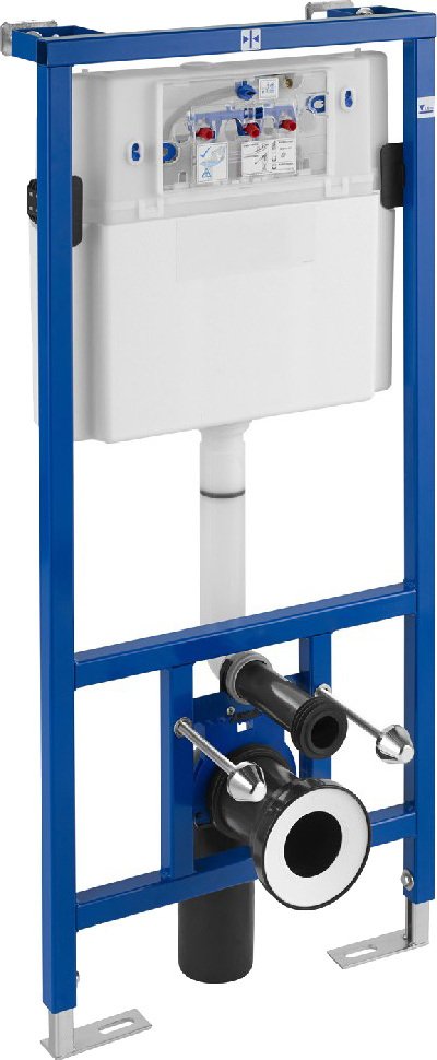 Комплект Система инсталляции для унитазов Roca DUPLO WC 890090020 + Чаша для унитаза подвесного Roca Gap 346477000 + Кнопка смыва Roca PL1 Dual хром  - 6