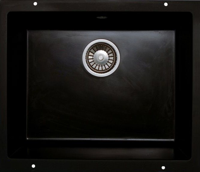 Мойка кухонная Lava U1 чёрный металлик U1.LAV - 0