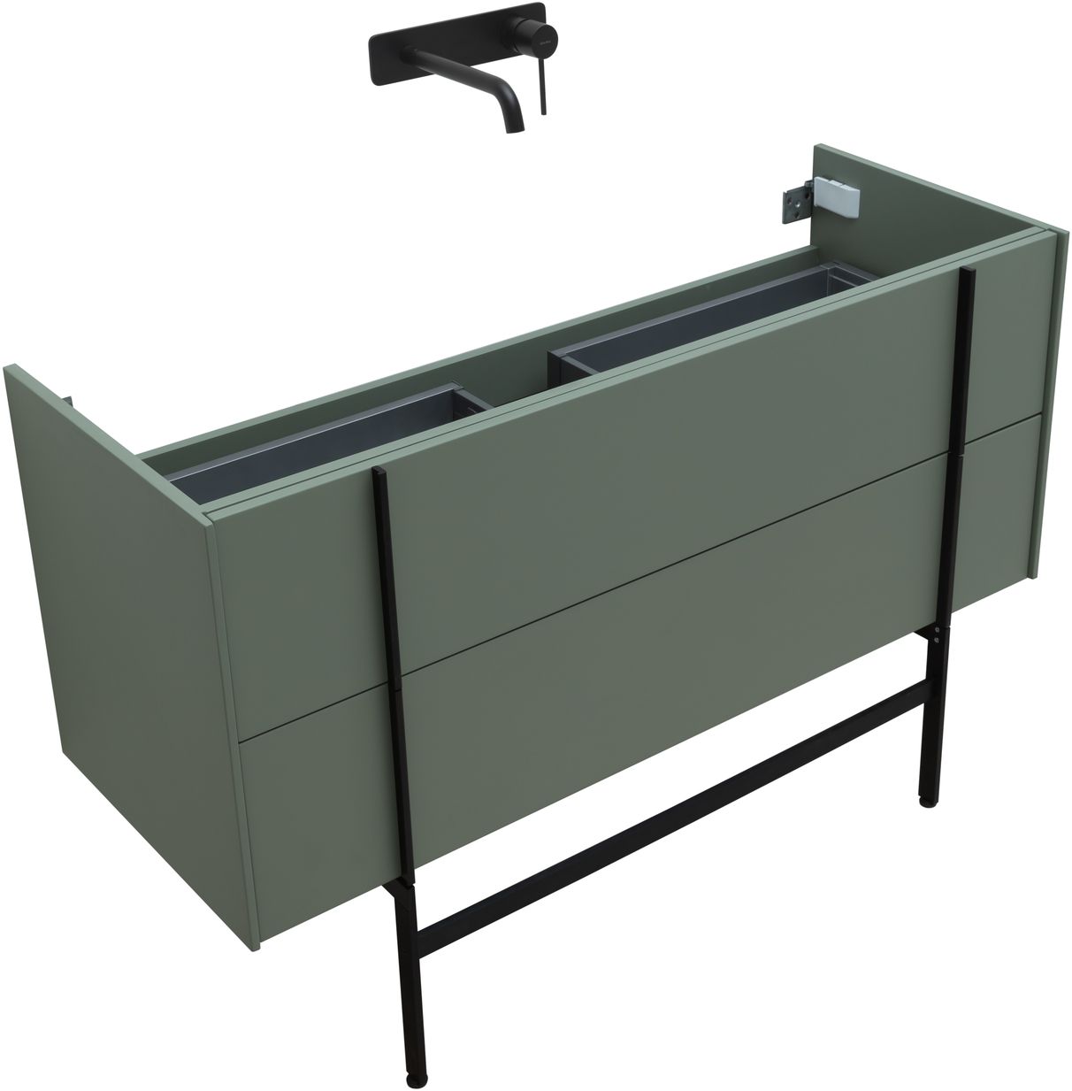 Тумба под раковину Allen Brau Reality 120 серо - зеленый матовый 1.32008.CGM - 10