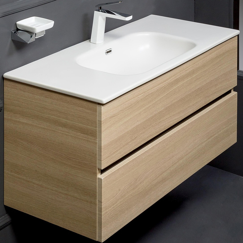 Тумба под раковину Armadi Art Vallessi 80 светлое дерево  837-080-L - 0