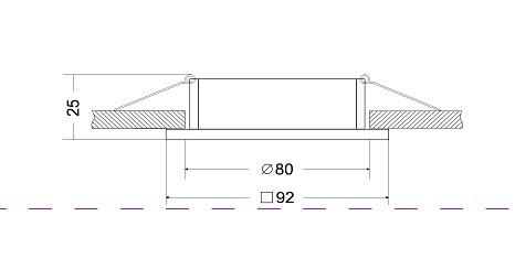 Встраиваемый светильник Maytoni Atom DL024-2-01B - 3
