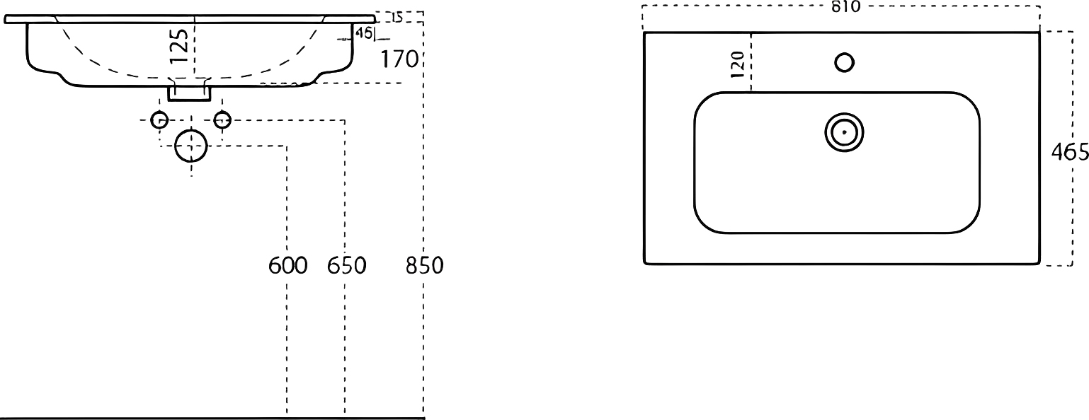 Раковина STWORKI 81 43081-112-KL антрацит - 3