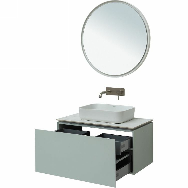 Тумба под раковину Allen Brau Infinity 85 светло - зеленый матовый 1.21002.PWM - 7