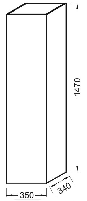 Шкаф-пенал Jacob Delafon Madeleine EB2069G-J5 L белый блестящий - 5