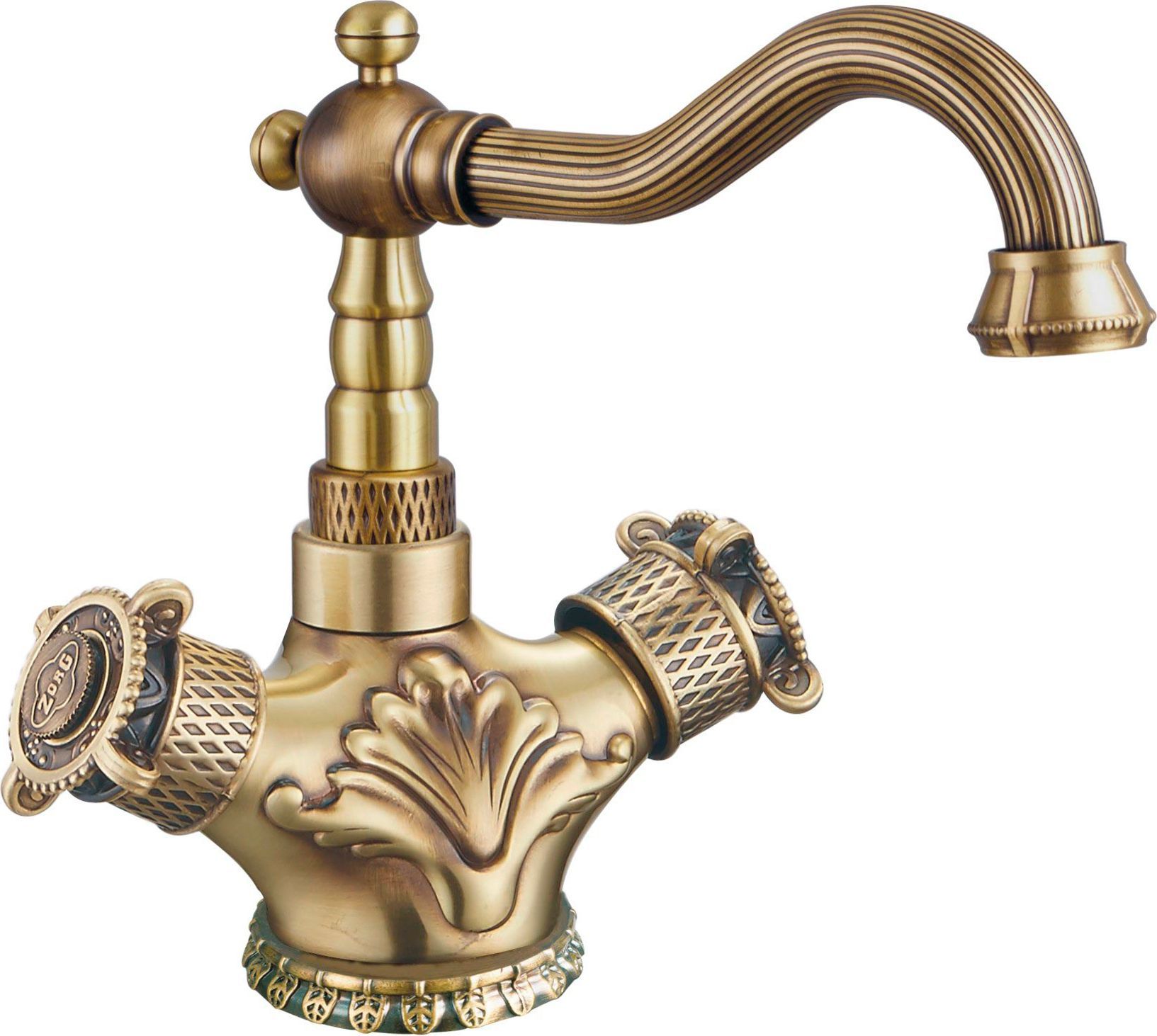 Смеситель Zorg Antic A 3009U-BR для раковины - 0