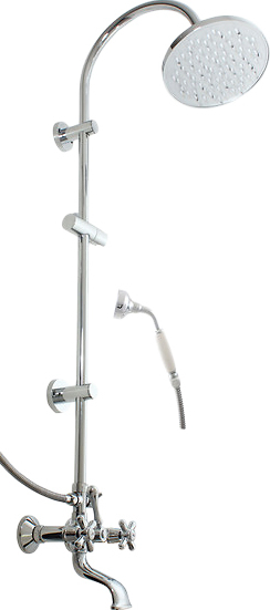 Душевая стойка Rav Slezak Morava retro хром MK159.5/3 - 0
