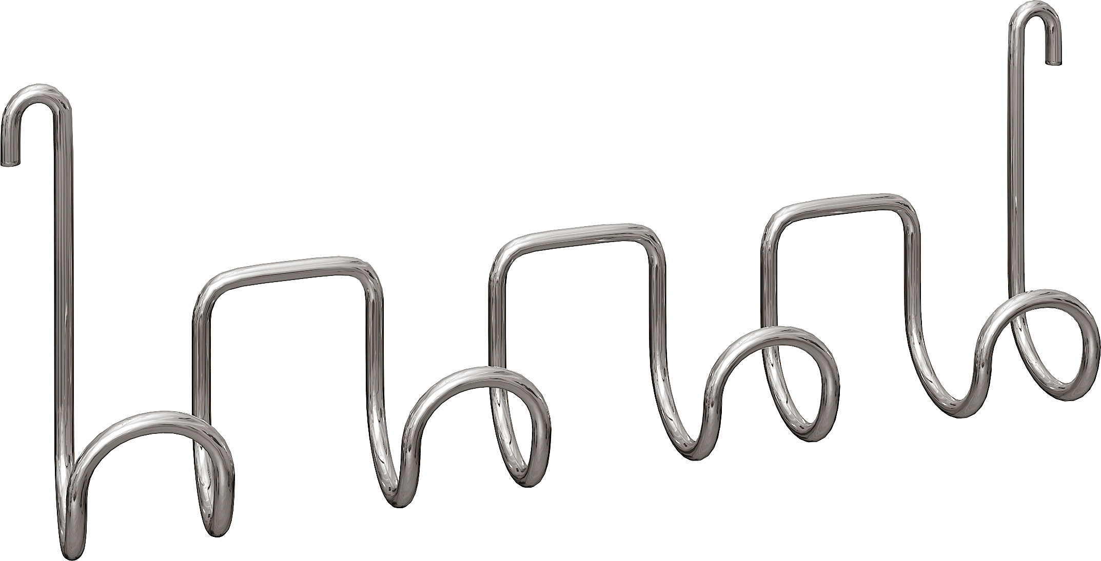 Крючок DIWO Смоленск П16539 четверной, хром - 0