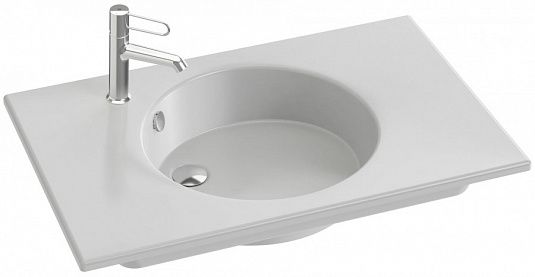 Раковина мебельная Jacob Delafon Odeon Rive Gauche 80 белый EXAW112-Z-00 - 0