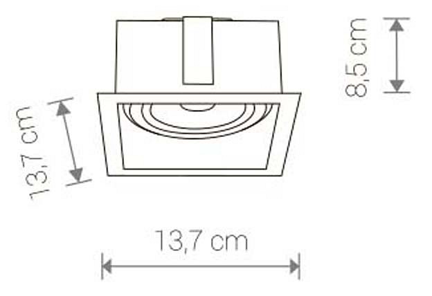 Встраиваемый светильник Nowodvorski Mod 9417 - 2