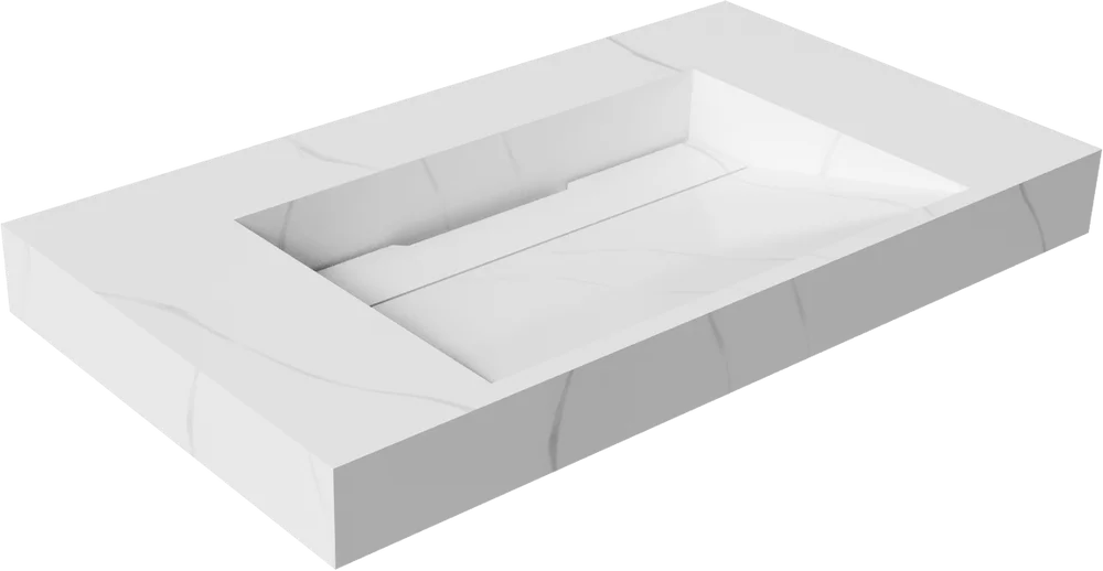 Раковина - столешница Art Flat 80 белый 859-080-CLCT - 0