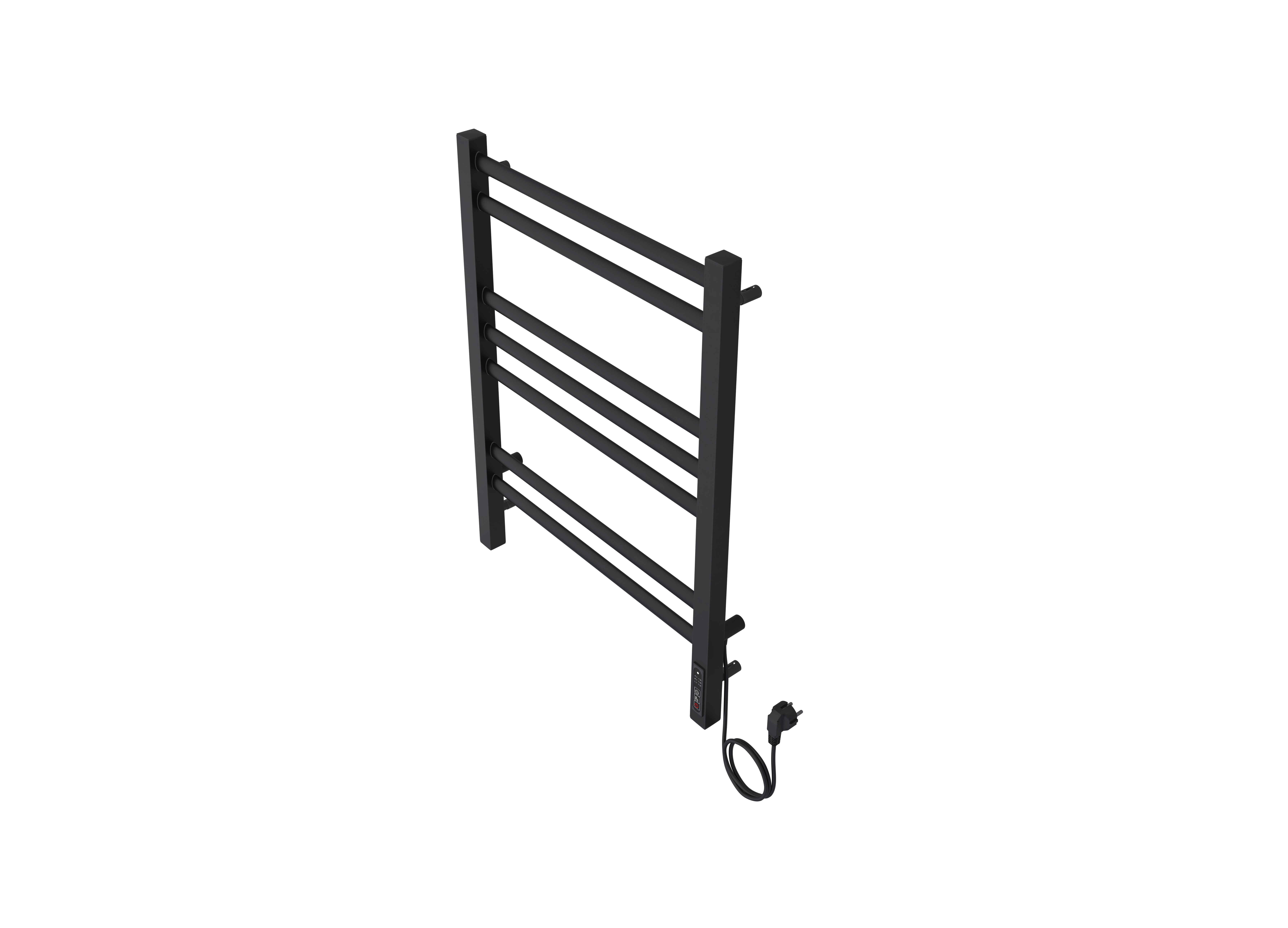 Полотенцесушитель электрический Aquatek Поларис П7 500х700, quick touch, черный муар AQ EL KO0770BL - 1