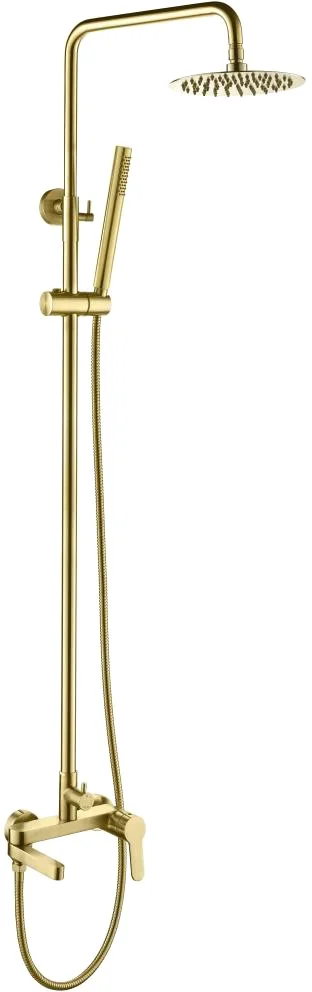 Душевая стойка BelBagno Delta золото брашированное DEL-VSCM-BORO - 0