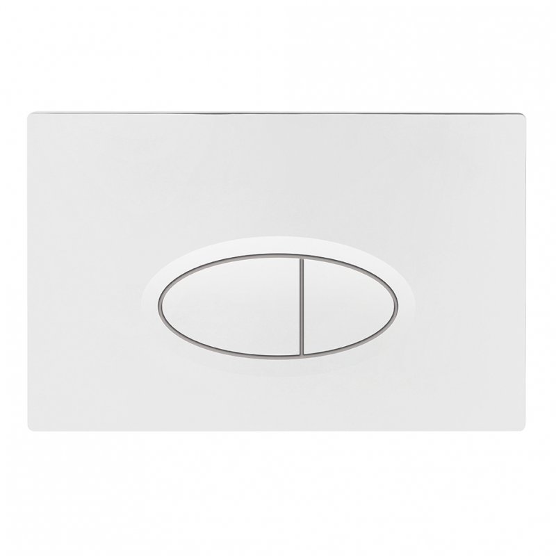Кнопка смыва BelBagno белая глянцевая  BB052BL - 0