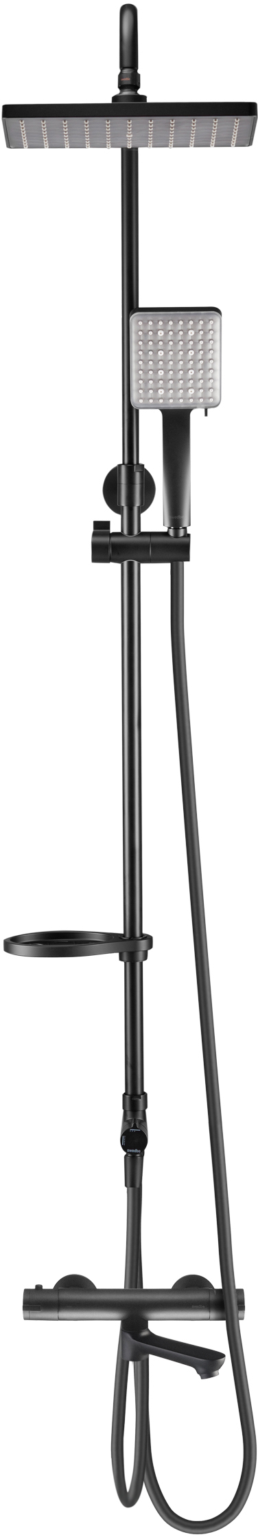 Душевой комплект Swedbe Hermes черный матовый  5115B - 2
