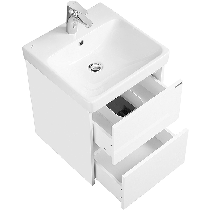 Тумба с раковиной Aquaton Сканди 45 белый  1A2516K0SD010 - 3