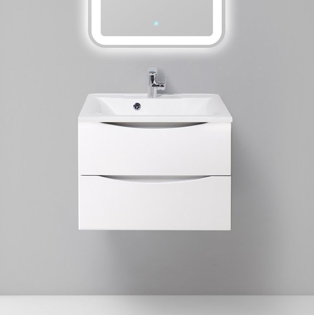 Тумба под раковину Belbagno Marino 65 белый MARINO-650-2C-SO-BL-P - 0