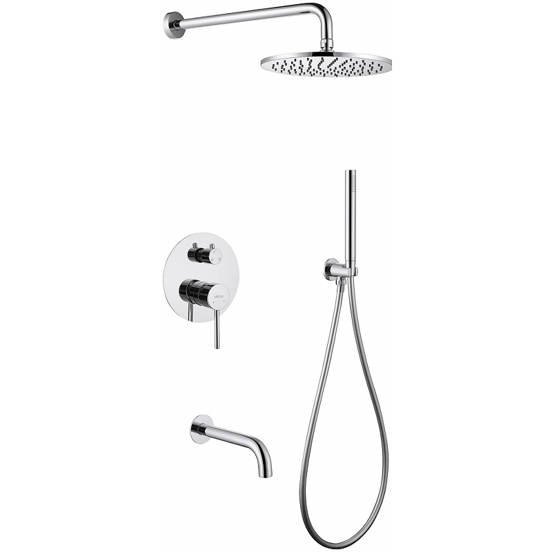 Душевая система Abber Wasser Kreis хром AF8117 - 0