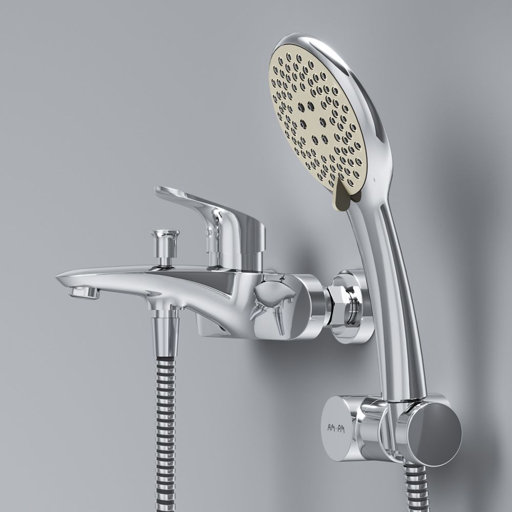 Смеситель AM.PM Like F8015000 для ванны с душем, хром - 4