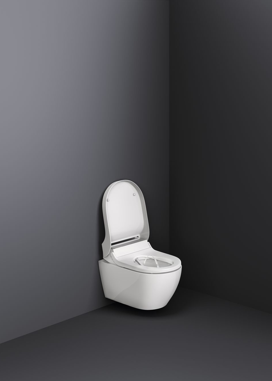 Крышка-сиденье Geberit AquaClean Tuma Comfort вставка нерж.сталь, с функцией биде 146.274.FW.1 - 4