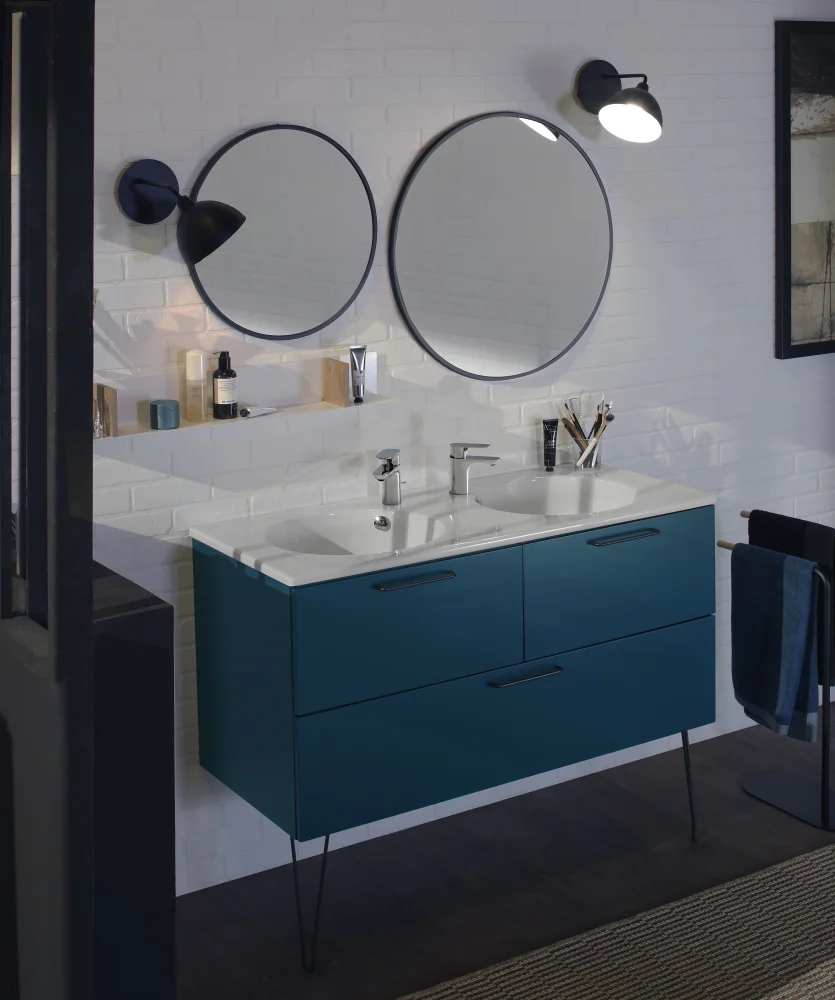 Зеркало Jacob Delafon Odeon Rive Gauche 50 черный сатин EB1176-S14 - 1