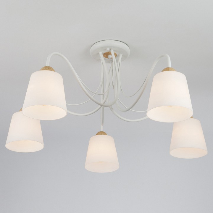 Потолочная люстра Eurosvet Betty 70062/5 белый - 0