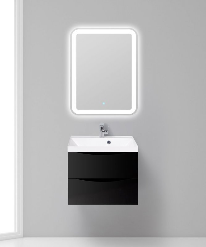 Тумба под раковину Belbagno Marino 60 белый матовый MARINO-600-2C-SO-BO-P - 7