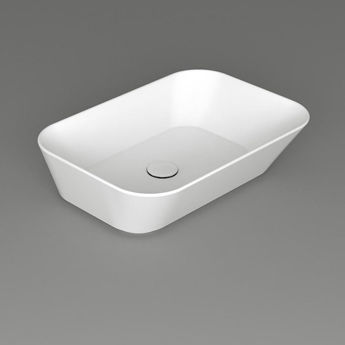 SIMAS WAVE Раковина чаша прямоугольная 60х42х16,5 см,без отв под смеситель,цвет белый WA04 bi*0 - 0