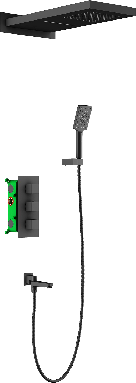 Душевой комплект Timo Petruma SX-5079/03SM черный - 0