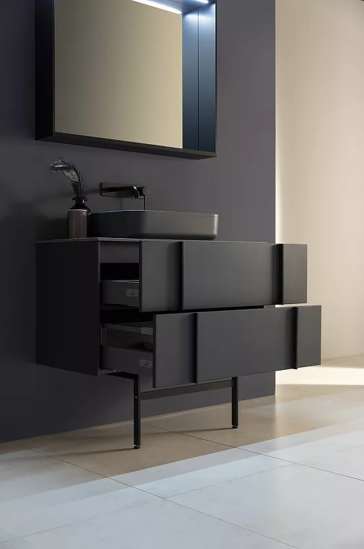 Тумба под раковину Allen Brau Reality 120 черный матовый 1.32008.AM - 7