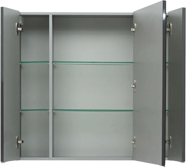 Зеркало-шкаф Aquanet Алвита 100 серый антрацит 240113 - 5