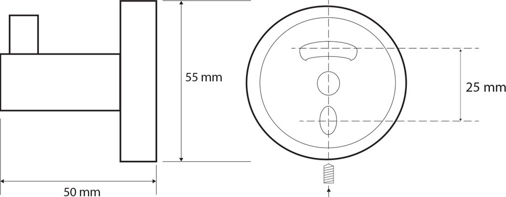 Крючок Bemeta Dark 104106020 - 1