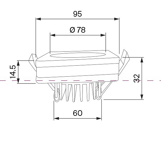 Встраиваемый светильник Maytoni Phanton DL2001-L12B4K - 1
