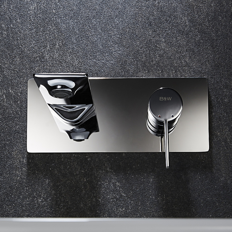 Смеситель для раковины встраиваемый Black&White Universell хром 7120U - 2