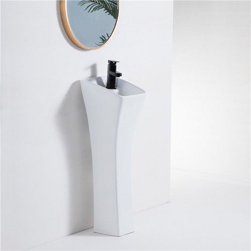 Раковина напольная CeramaLux N 27 см белый  M9012 - 4