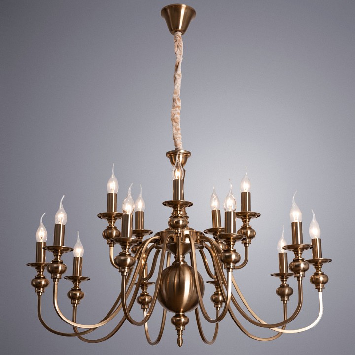 Подвесная люстра Arte Lamp Passoni A6097LM-15PB - 1