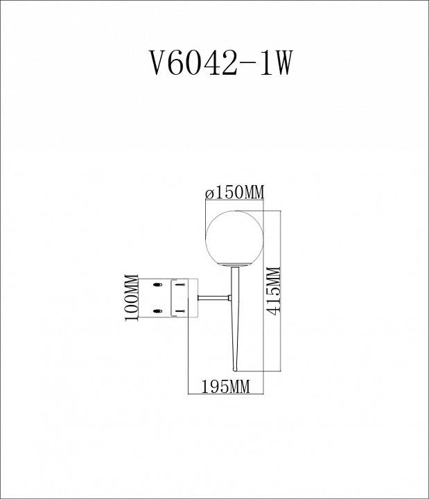 Бра Moderli Scrumbel V6042-1W - 1