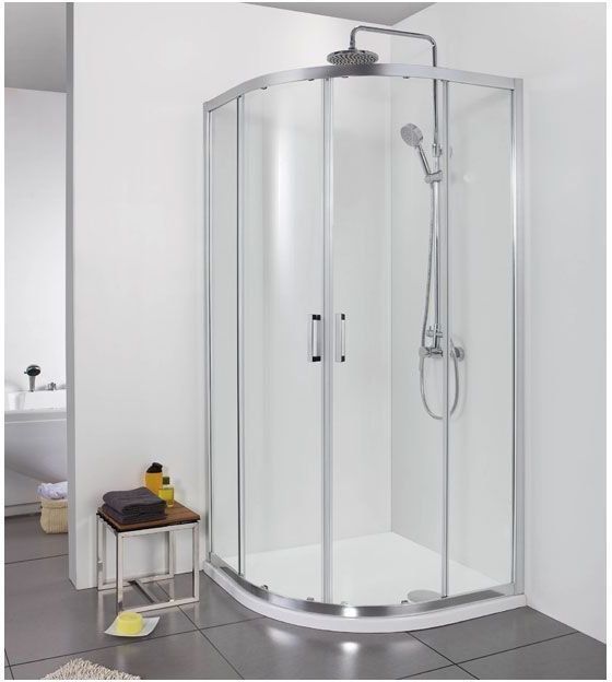 Душевой уголок Aquanet Alfa NAA2142 90х90х200 стекло прозрачное, профиль хром 203799 - 0