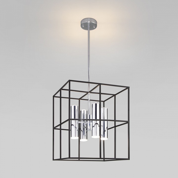 Люстра на штанге Eurosvet Adamson 70142/8 хром - 0