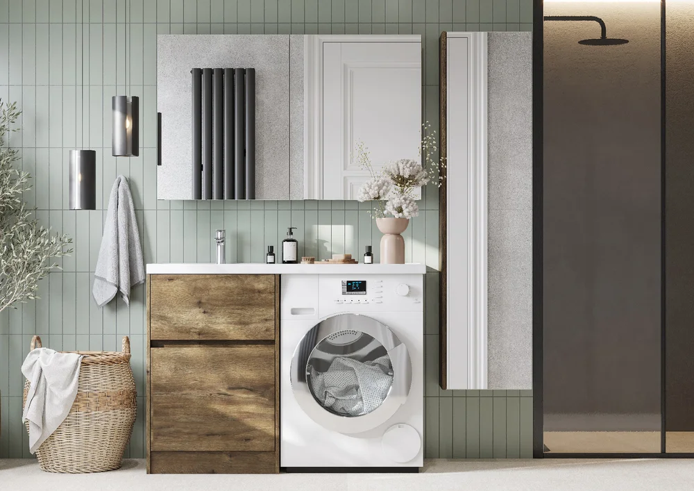 Тумба с раковиной Aquaton Лондри 60 светлое дерево 1A2669K1LHDR0 - 6