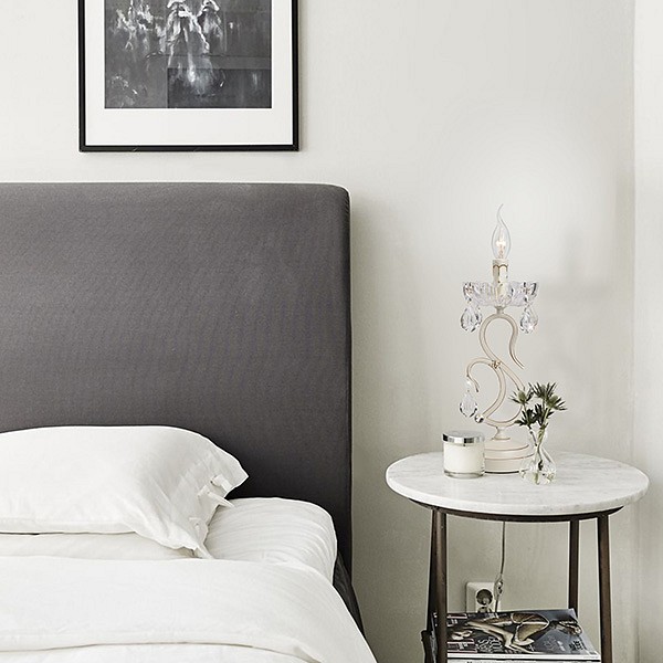 Настольная лампа декоративная Eurosvet Etna 12205/1T белый Strotskis - 3