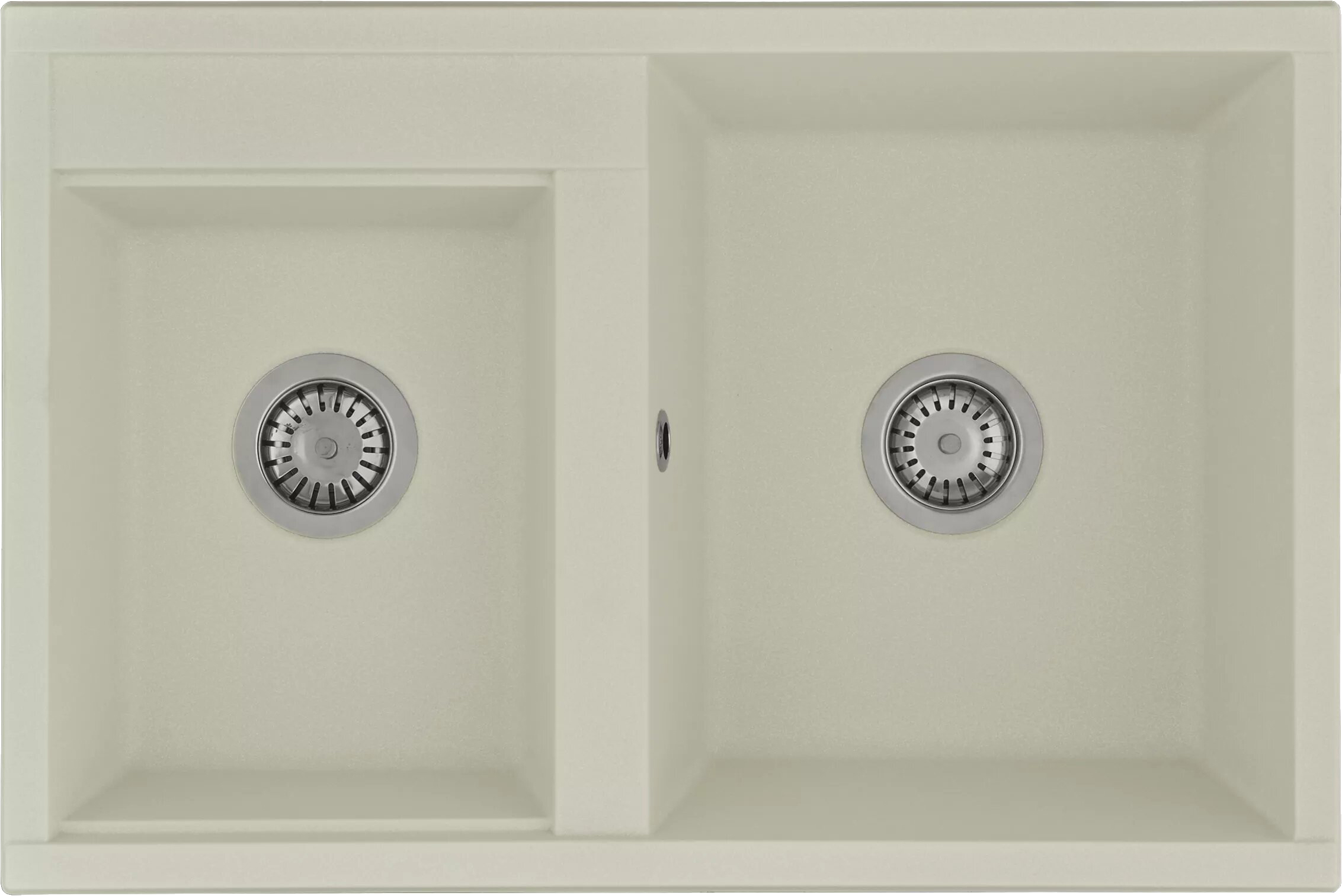 Мойка кухонная AQUATON Делия 78 DBL жемчуг 1A723132DE240 - 0