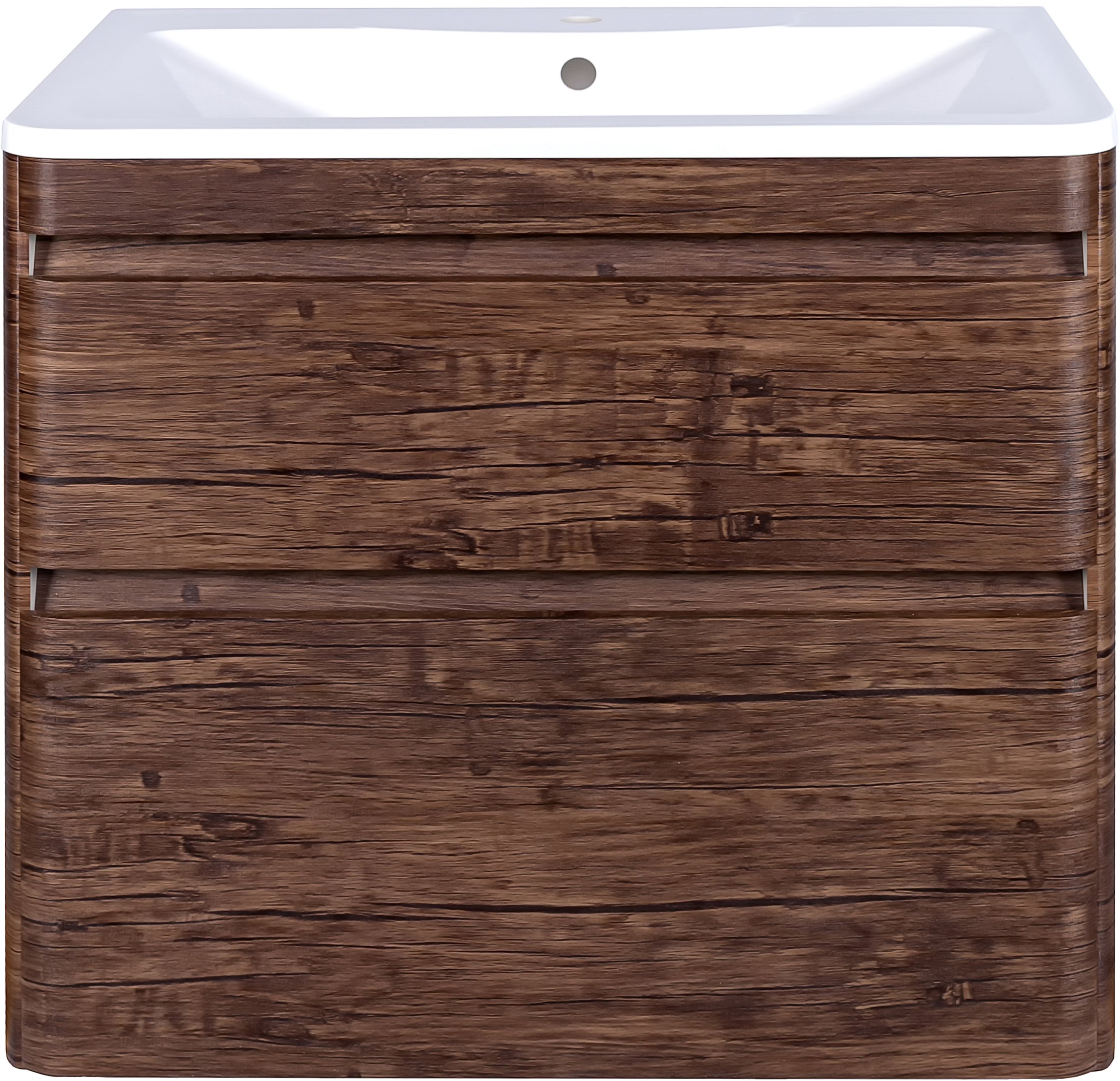 Тумба для комплекта Style Line Атлантика 90 Люкс Plus, подвесная, старое дерево СС-00002209 - 0